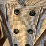 Anthropologie Idra Double Breasted Zip Jacket Blazer, Orange, Size 10 Photo 2