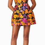 Elliatt  Dress Alessandra Floral Mini Dress In Orange Photo 0