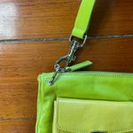Lumiani Neon Green & Yellow Leather Bag / Made in a Italy Photo 13