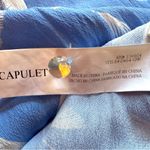 Capulet “Mabel” Mini Dress – Ginkgo Blue Feather Leaf Print – Size Small Photo 11