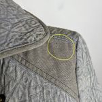 Free People Grey Quilted Belt Jacket Photo 3