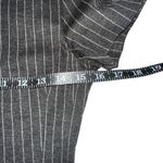 Theory Corset Tee Black Pinstripe Short Sleeve Fit and Flare Mini Dress 00 Photo 4