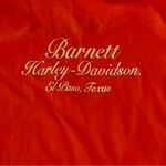 Harley Davidson Barnett El Paso Texas Women SZ Medium Orange Short Sleeve Shirt Orange Photo 6