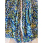 Gypsy Scoop Womens Skirt Size XS Floral Print Maxi Blue Full Long Blue Yellow Photo 9