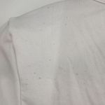 Bratz Long Sleeve Stretch Cropped V Neck Shirt Size Large White & Pink Photo 7