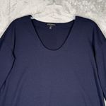Banana Republic  Shirt Womens Medium Blue‎ Tunic Top Casual Neutral Minimalist Photo 3