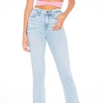 Paige Hoxton Straight Ankle Leg Raw Hem Distressed Jeans Pasadena Wash Size 27 Photo 0