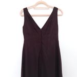 Y2K Womens Babydoll Dress Size 8 Brown Midi Formal 90s Whimsigoth Forest Fairy Photo 7