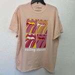 Rolling Stones Retro VTG Style The  Tongue Out Panel Graphic T-shirt Photo 0