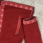 Laundromat Wool Heavy Sweater Jacket Womens Small Zip Fleece Lined Winter Red Photo 3