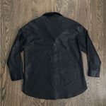 Primark pleather faux leather oversized jacket shacket shirt Photo 8