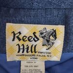 Reed Hill Vintage Blue Equestrian Day Coat Size 10 Blue Womens Equestrian Jacket Photo 8