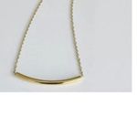 Anthropologie 18K Tarnish resistant bar necklace Photo 4