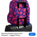 Vera Bradley Women's Signature Cotton Campus Tech Backpack, Art Poppies Photo 4