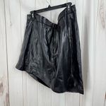 Eloquii  Women’s 18 Faux Leather Mini Skirt Plus Size New Photo 3