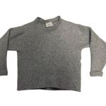 Wilfred  Aritzia Women's Merino Wool Blend Gray Sweater Minimalistic Size Large Photo 0
