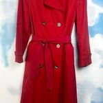 Aquascutum rare vintage Aqua 5 trench coat Red Size M Photo 0