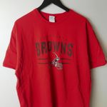 NFL Cleveland Browns T Shirt Vintage Y2K Red 2XL XXL American Football Team  Logo Photo 9