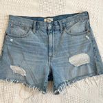 Madewell  31 relaxed-mid length denim short fray raw hem SH2 2535 Photo 10