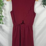 Crescent STITCH FIX Carisma burgundy scallop dress Photo 4