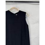 Vince ‎ Sleeveless Crepe Shift Mini Dress Women 2 Black Workwear Silk Lined Photo 7