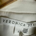 Veronica Beard White Scuba Zip Pocket Dickey Office Travel Blazer Jacket Size 6 Photo 15