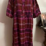 Free People NWT  Outlaw Plaid Maxi Photo 3
