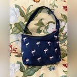 Talbots  Pink Flamingo Navy Shoulder Bag Photo 1