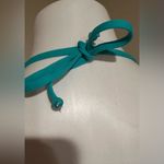 Lucky Brand 1990 Turquoise and Cream Fish Net Mesh Bikini Set Sz SP. Photo 8