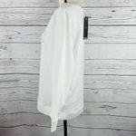Levi's Womens 2X-Large Sweatshirt Stretch Long Sleeve White w/ Silver Logo New Photo 5