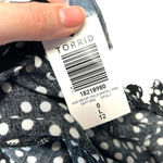 Torrid  Mini Challis Skirtall Black White Dot Print Plus‎ Size 0X Photo 10