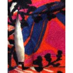 Talbots Swim Cover Up Womens XL Used Terry Cloth Reds Oranges Black Blue White Photo 11