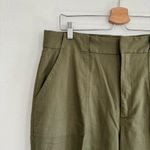 Banana Republic  Linen-Blend Stretch Utility Pant in Green Size 16 Photo 2