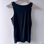 Calvin Klein Black Tank Top Size Large Shelf Bra minimalist athleisure layer Photo 1