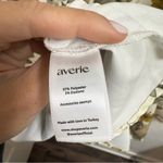 Averie Zalia Pleated Dress Efflorescence Print on Ivory Size XXL Green Photo 4