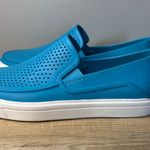 Crocs  CitiLane Roka Shoes Blue White Perforated Slip-On Loafer Womens 8 Comfort Photo 0