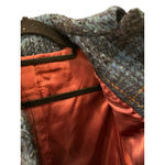 Vintage 60's Donnybrook Original Pea Coat Suit Set Jacket Skirt Wool Size Small Blue Photo 8