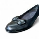 Munro Black Leather Ballet Flats Size 10 Photo 8