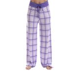 Just Love  Women Buffalo Plaid Pajama Pants Sleepwear Purple size XL Photo 2