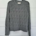 Lucky Brand Women’s Small Grey Sweater Crewneck Wool Alpaca Blend Photo 0