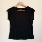 Madewell Black Crewneck Short Sleeves Tee Shirt Small Photo 0