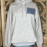 Unemployed Denim Hoodie Small Gray Photo 0