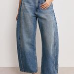 Good American $179 New Good Extreme Barrel Jeans - 0 / 25 Photo 0