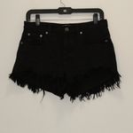 Pistola  Black Distressed Shorts Size 25 Photo 1