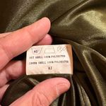 Revelry Inez Chiffon Dress in Deep Olive Green Size 16 Photo 10