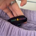 Teddy Fresh  Purple Cozy Quilted Teddy Bear Embroidered Sweatpants Photo 7