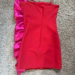 Likely  red and pink mini dress Photo 2