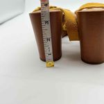 Lucky Brand NWT  Zashti Yellow‎ Leather Wedges Size 8.5M Photo 9