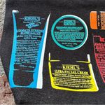 Kiehls black and bright colored travel makeup storage zippered bag pouch Pink Photo 2