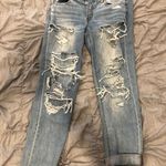 American Eagle Outfitters Boyfriend Ripped Jeans Blue Size 4 Photo 0